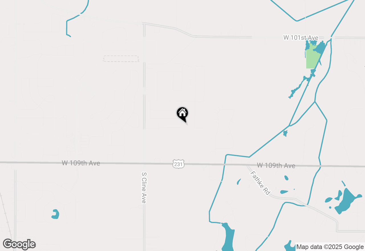 Map of 10669 Blaine Street, Crown Point, IN 46307