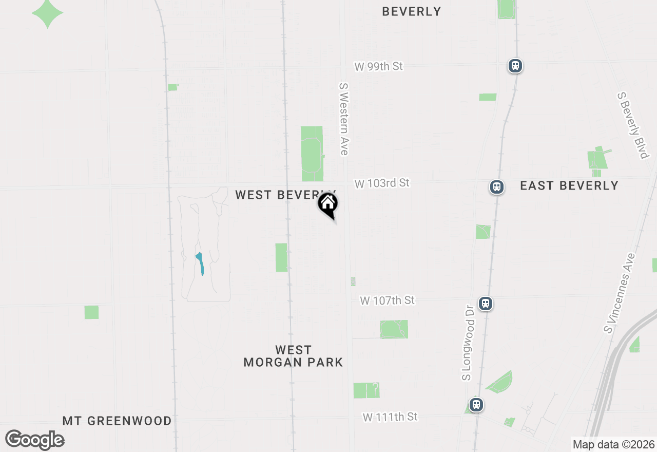 Map of 10426 S Artesian Avenue, Chicago, IL 60655