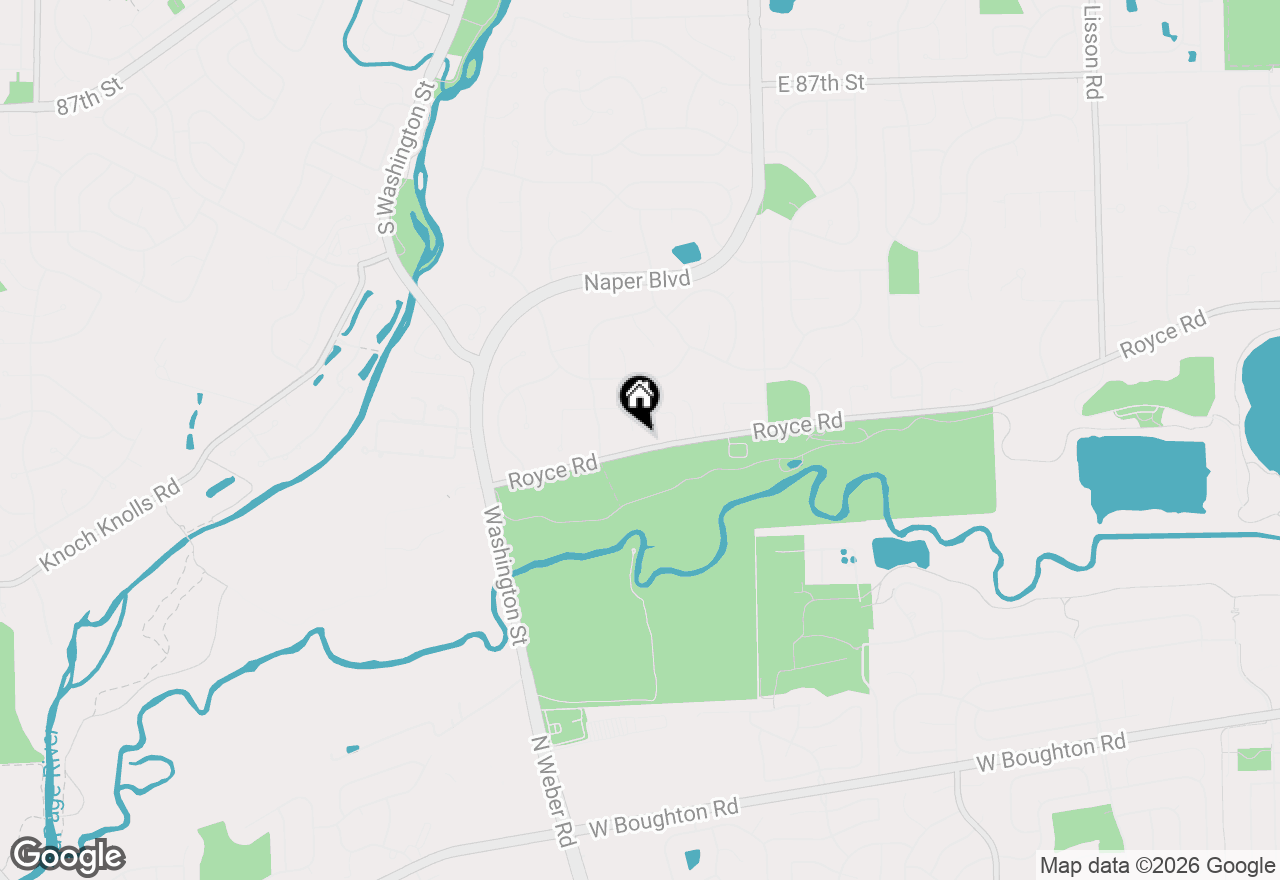 Map of 329 Royce Woods Court, Naperville, IL 60565
