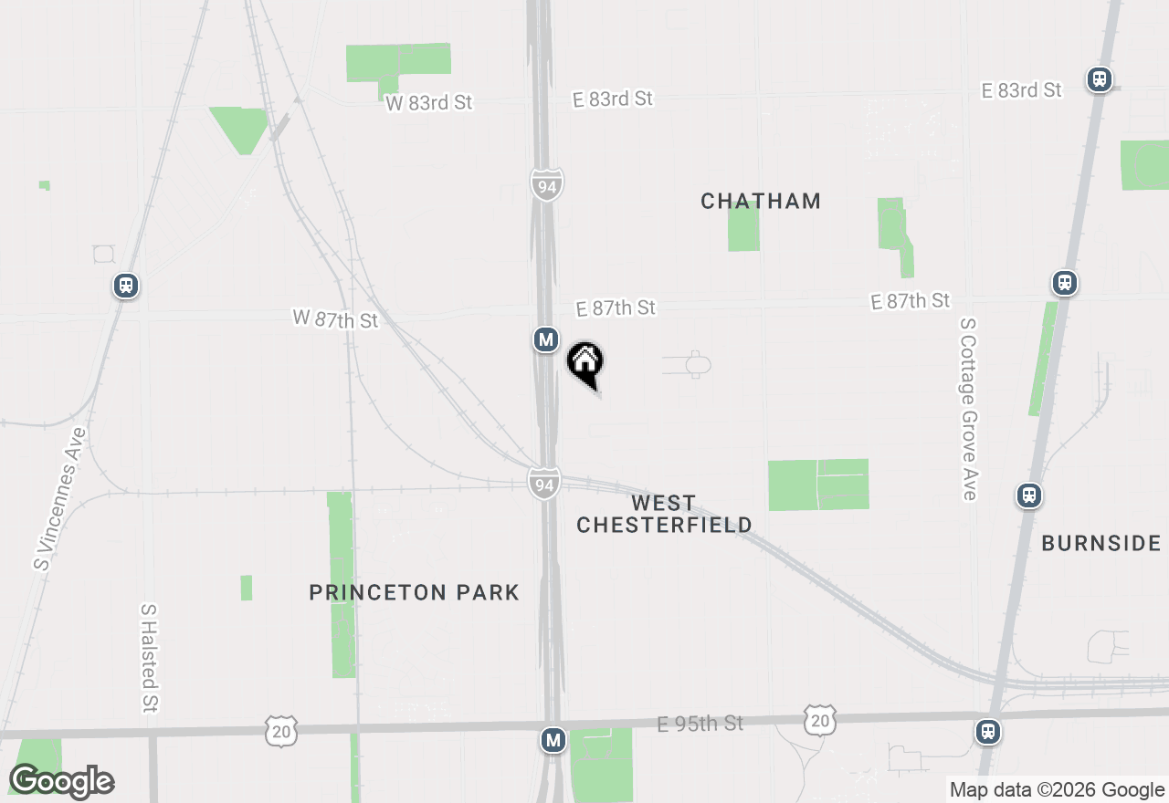 Map of 8848 S Wabash Avenue, Chicago, IL 60619