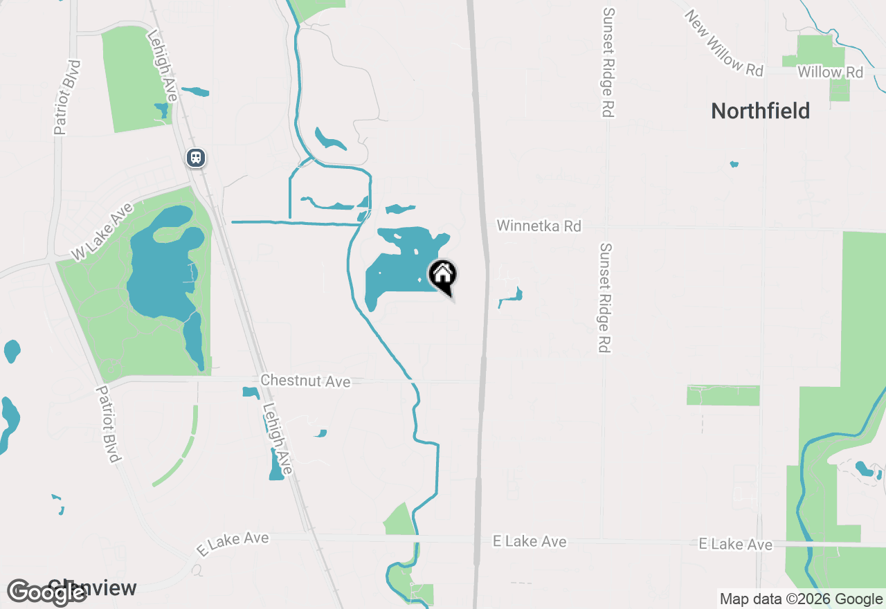 Map of 1950 Monroe Avenue, Glenview, IL 60025