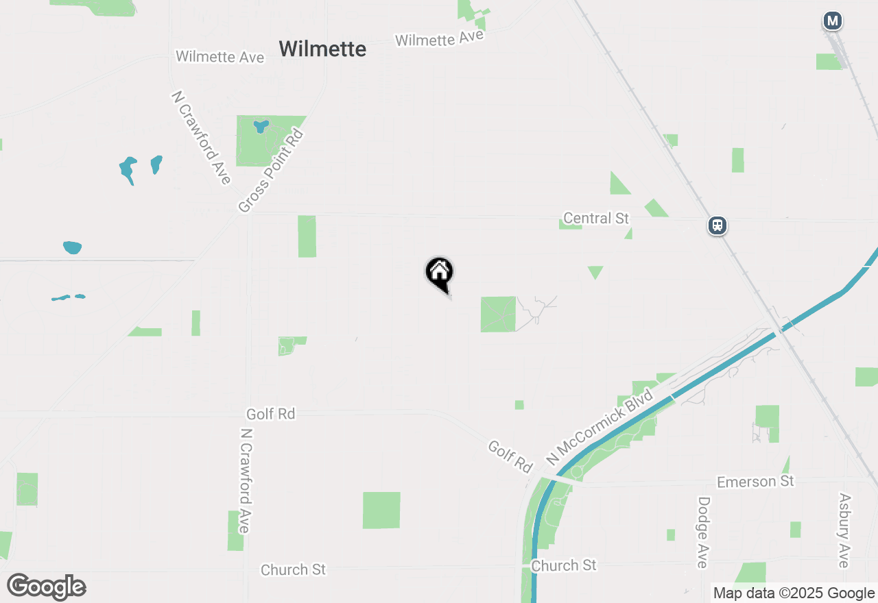 Map of 2341 Lincolnwood Drive, Evanston, IL 60201