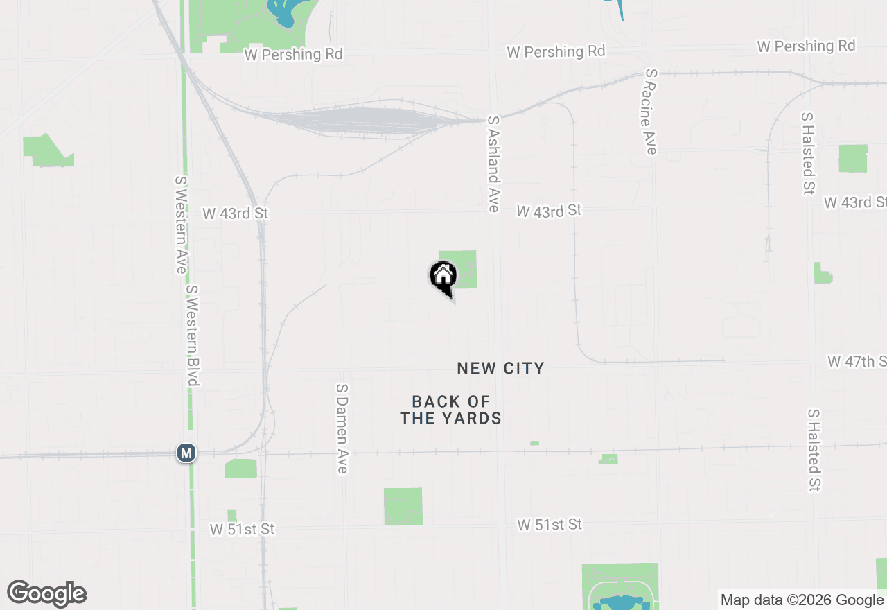 Map of 4521 S Hermitage Avenue, Chicago, IL 60609