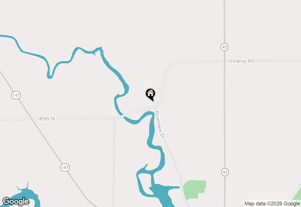 Map of 4804 County Highway Vv, Two Rivers, WI 54241