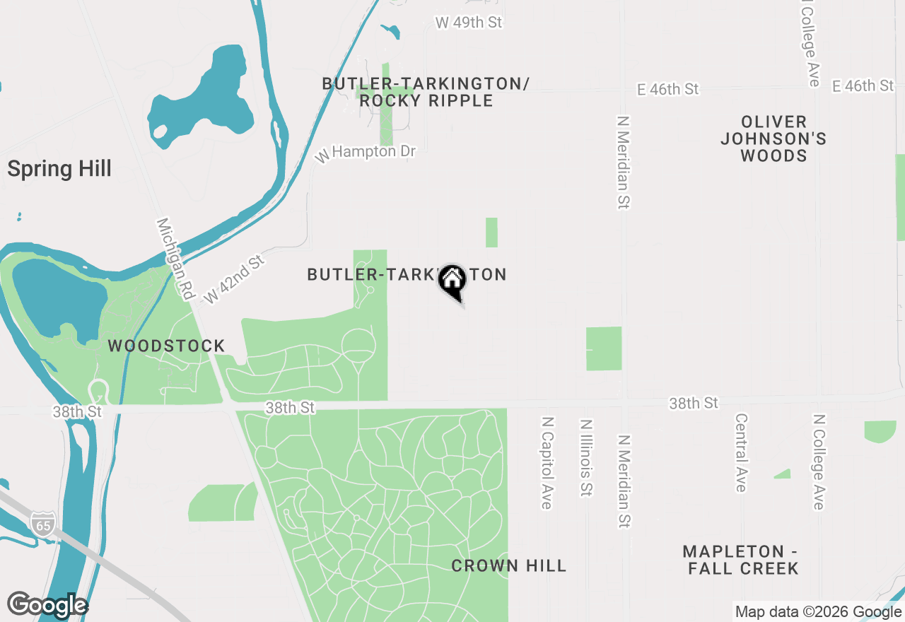 Map of 4031 Rookwood Avenue, Indianapolis, IN 46208