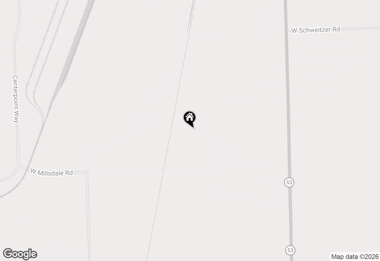 Map of 516 Adirondack Court, Joliet, IL 60436