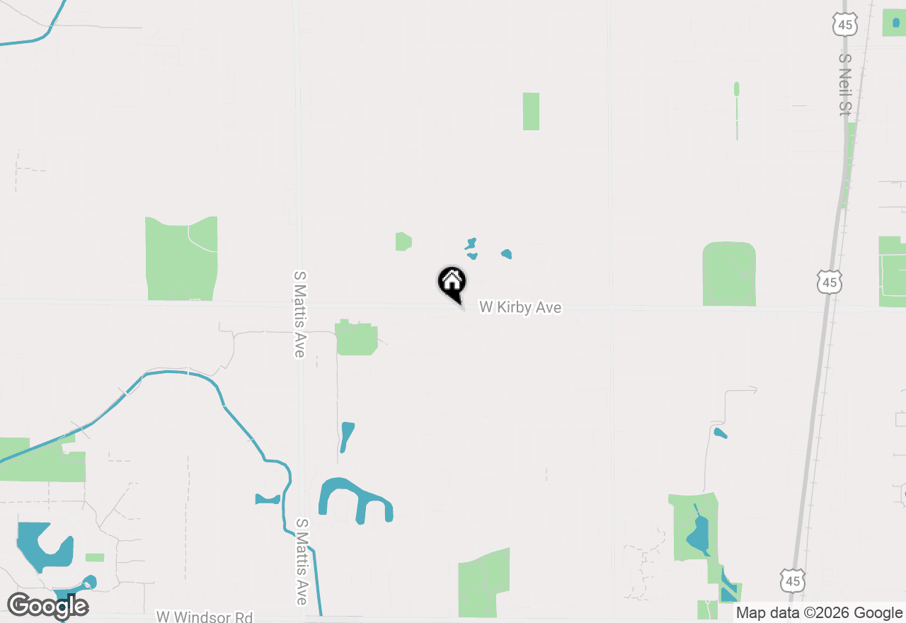 Map of 10 O Connor Court, Champaign, IL 61821