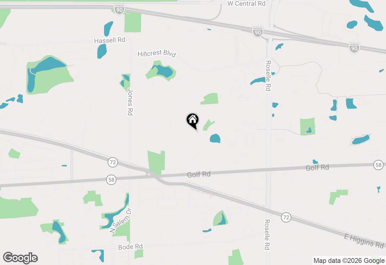 Map of 1450 Jefferson Road, Hoffman Estates, IL 60169
