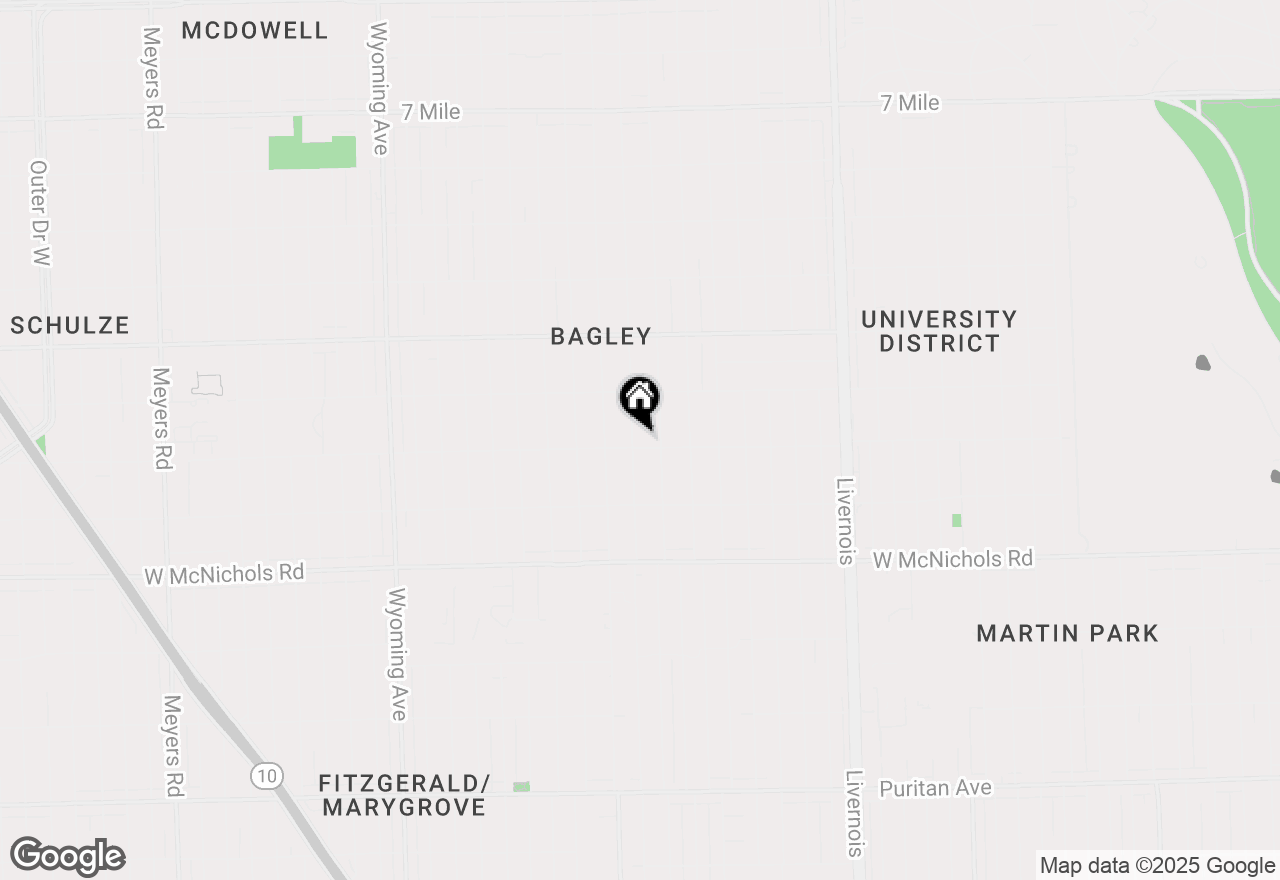 Map of 17510 Woodingham Drive, Detroit, MI 48221