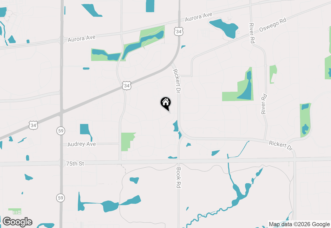 Map of 915 Joan Court, Naperville, IL 60540