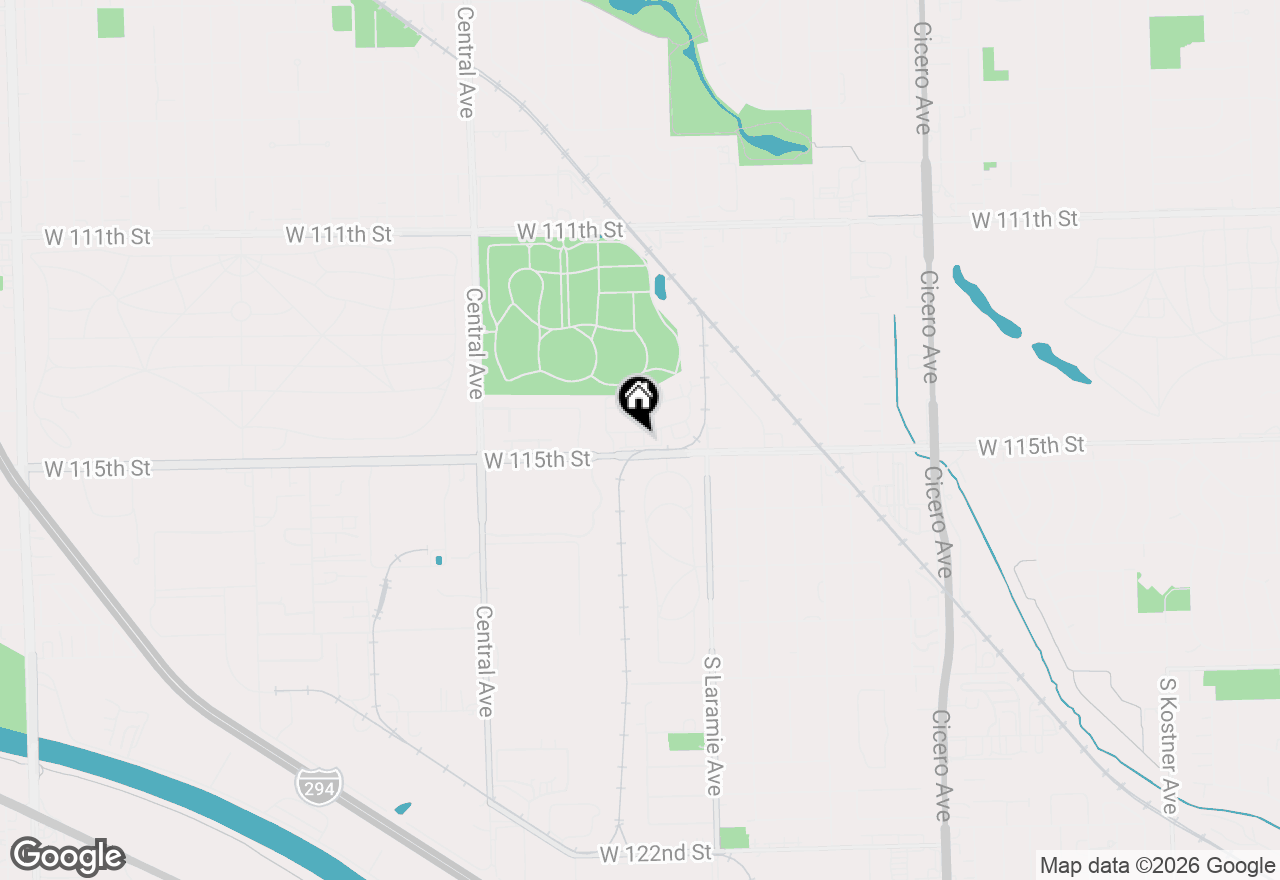 Map of 5331 W Mint Julip Drive #101, Alsip, IL 60803