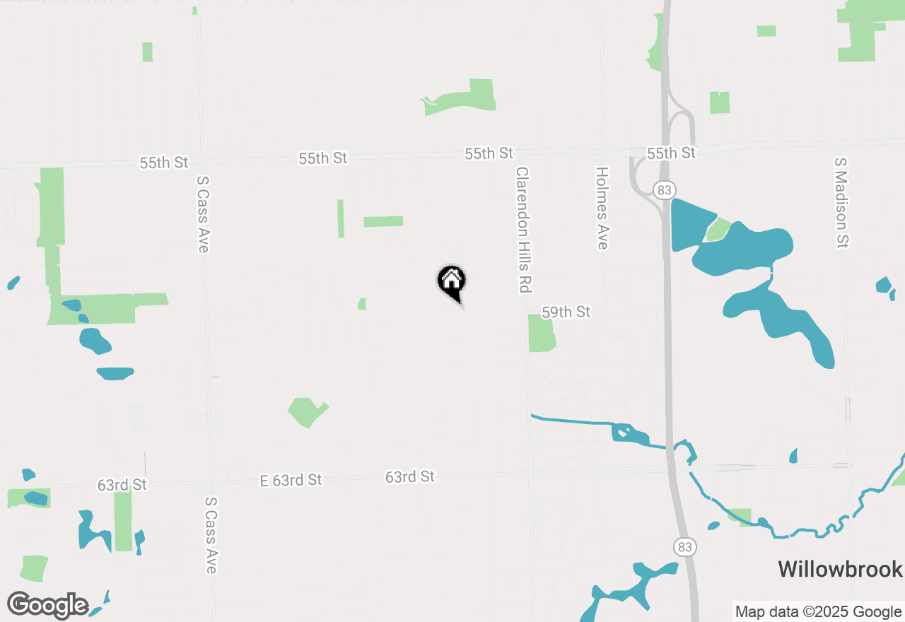 Map of 356 W 59th Street, Willowbrook, IL 60527