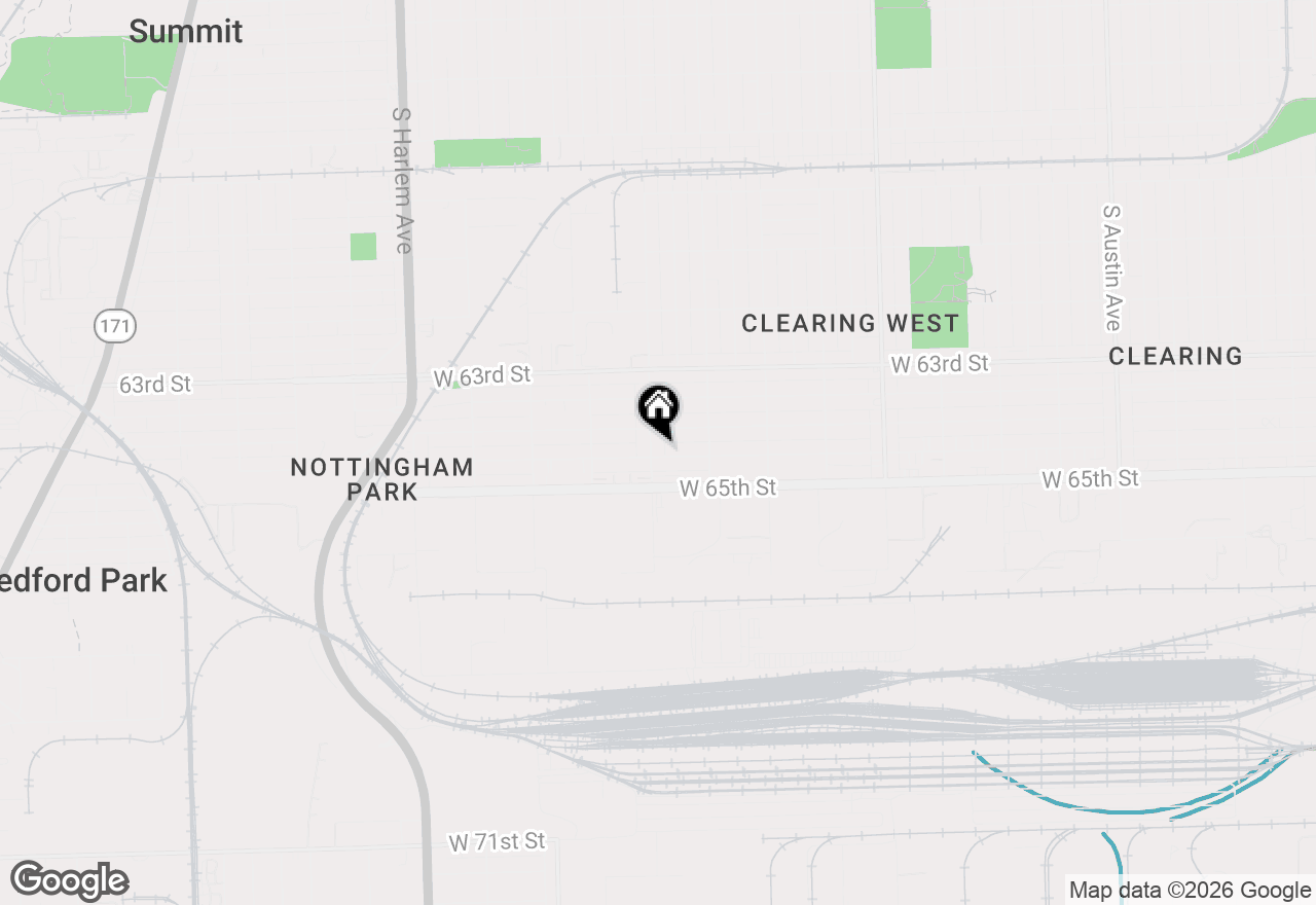 Map of 6758 W 64th Place #23, Chicago, IL 60638