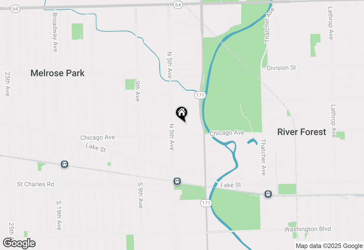 Map of 803 N 4th Avenue, Maywood, IL 60153