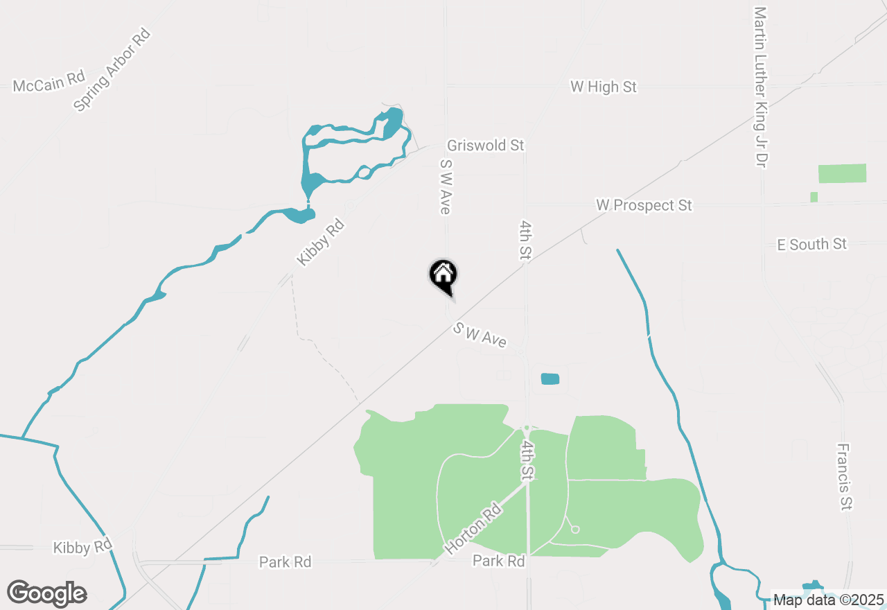 Map of 801 Briarcliff Road, Jackson, MI 49203