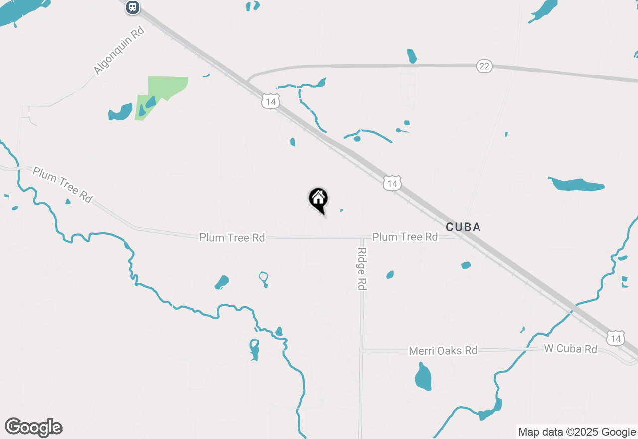 Map of 660 Plum Tree Drive, Barrington Hills, IL 60010