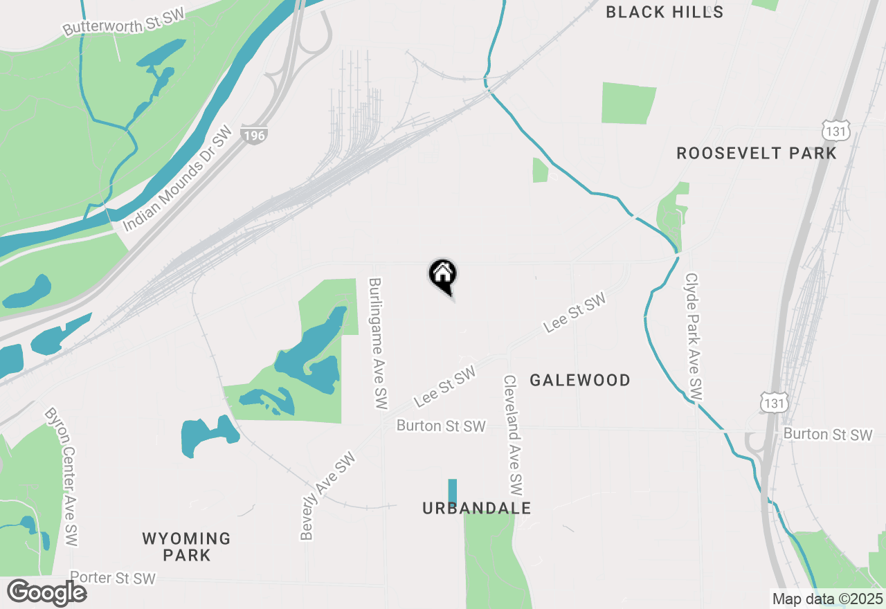 Map of 1666 Belden Avenue Sw, Wyoming, MI 49509