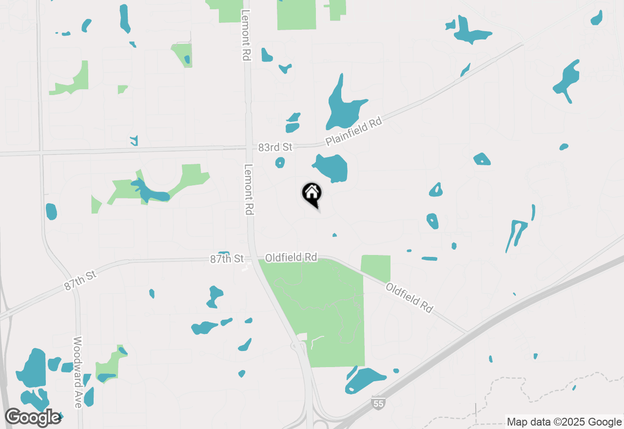 Map of 960 86th Street, Downers Grove, IL 60516