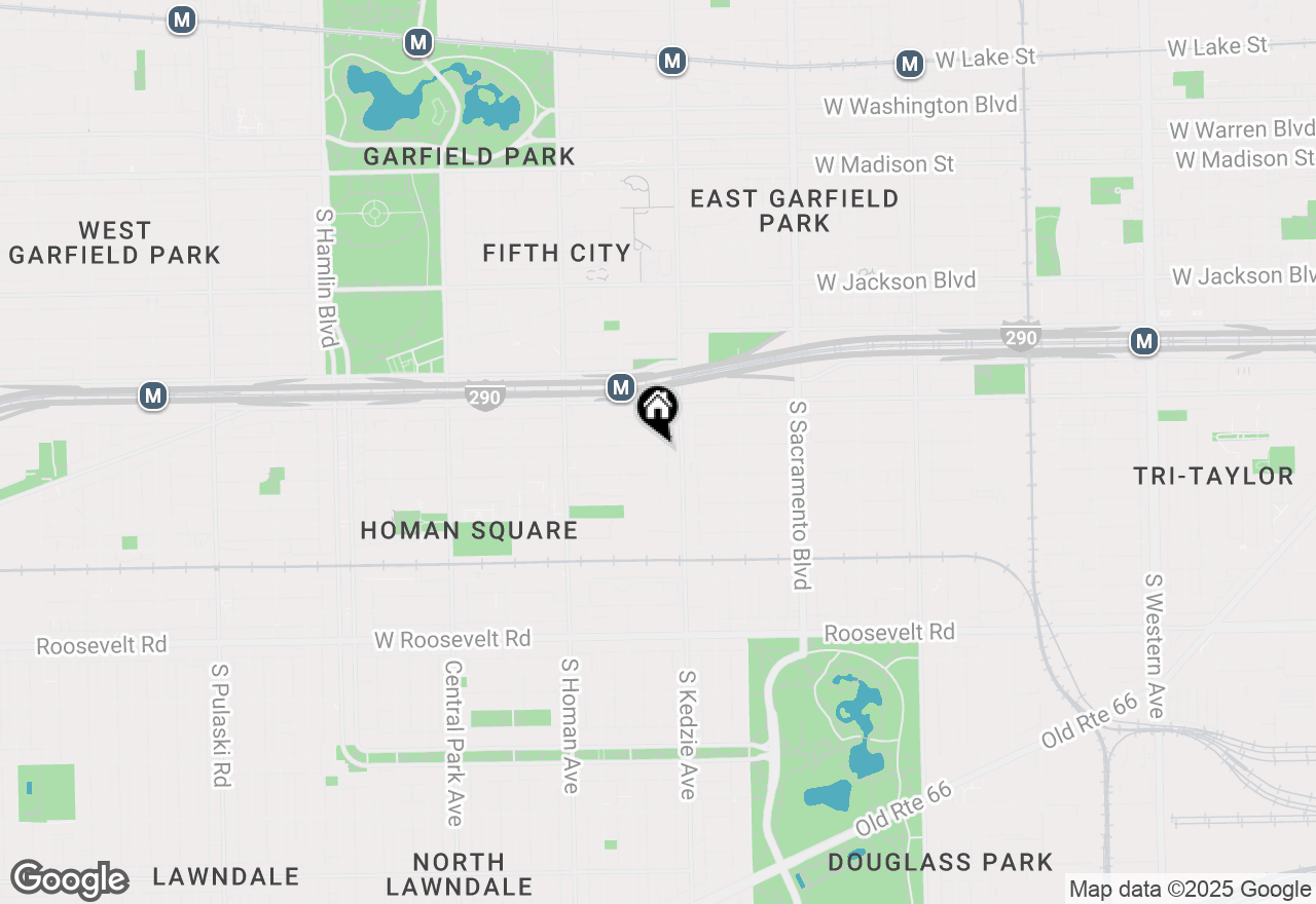 Map of 3222 W Lexington Street, Chicago, IL 60624