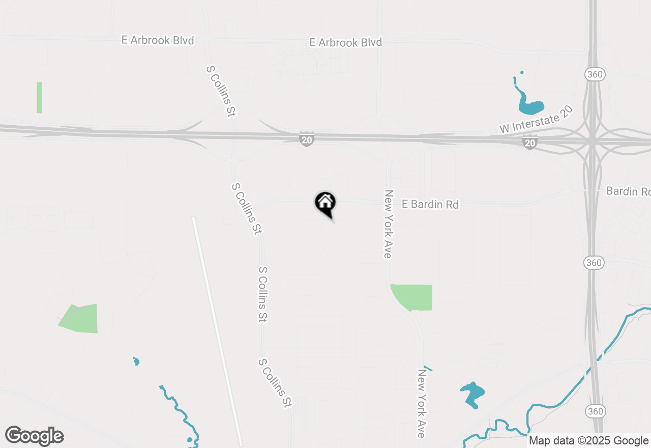 Map of 4743 Cornflower Drive, Arlington, TX 76018