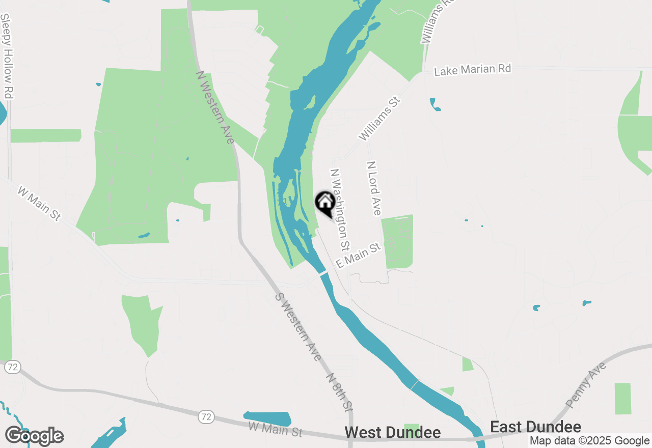 Map of 103 N Wisconsin Street, Carpentersville, IL 60110