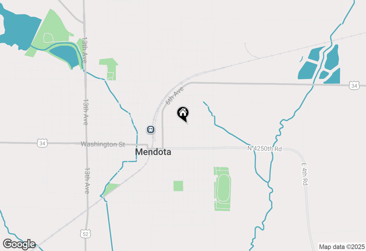 Map of 909 4th Avenue, Mendota, IL 61342