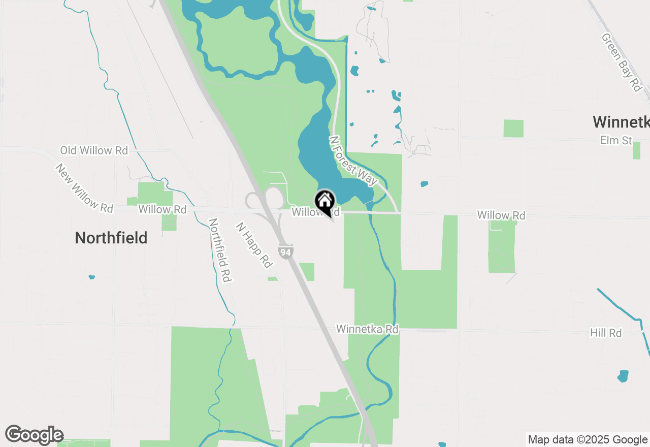 Map of 342 Latrobe Avenue, Northfield, IL 60093