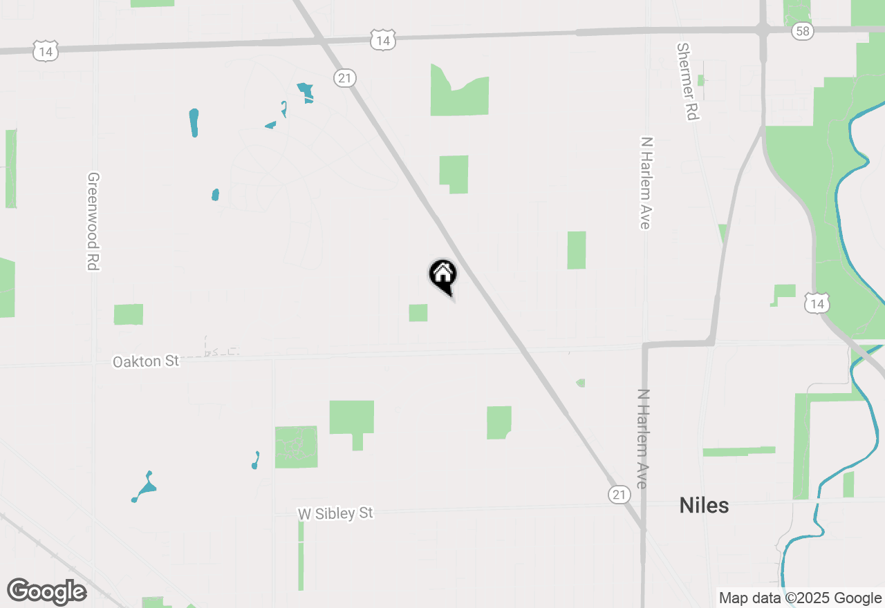 Map of 8108 N Overhill Avenue, Niles, IL 60714