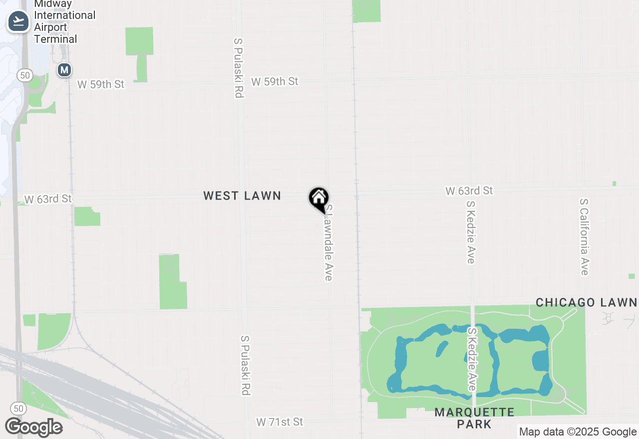 Map of 3718 W 64th Street, Chicago, IL 60629