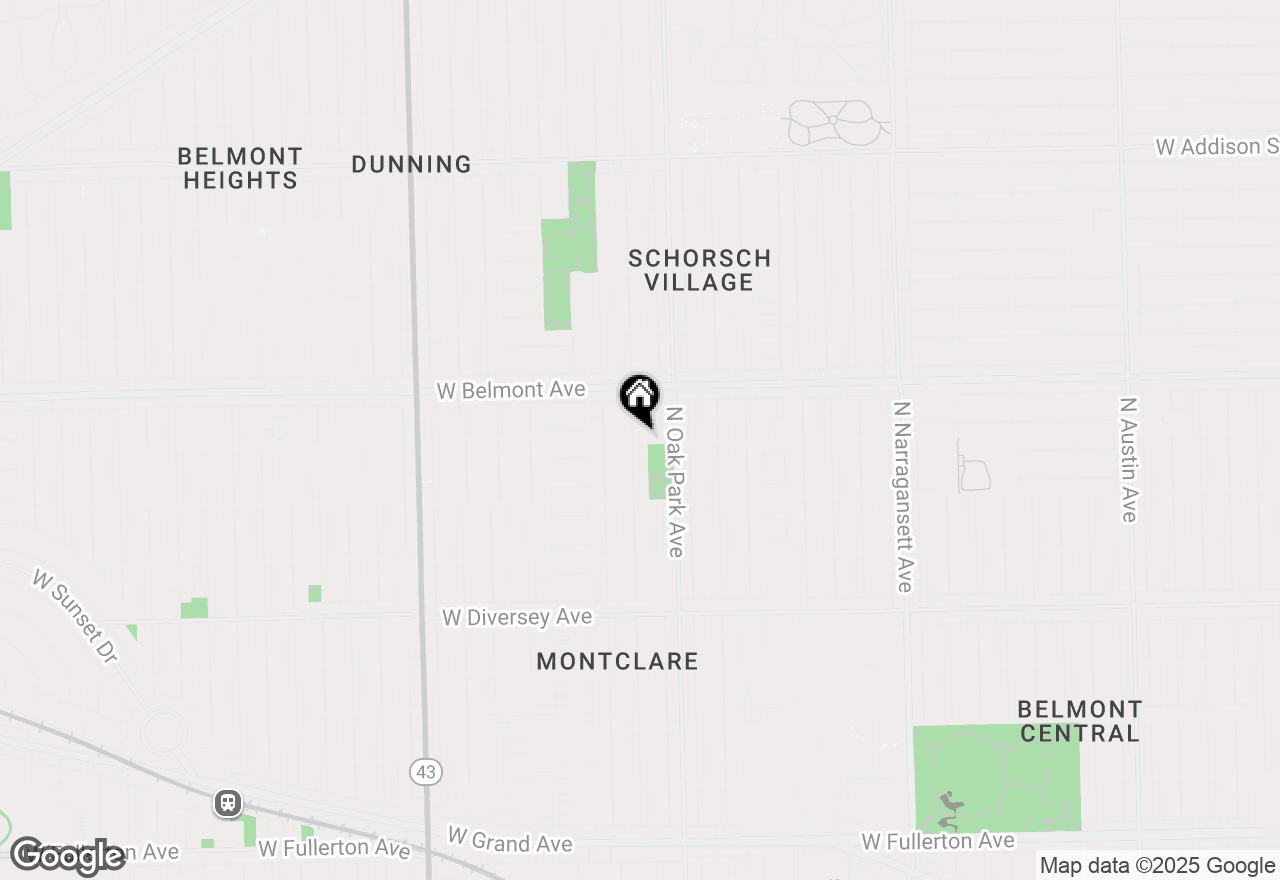 Map of 3100 N Newcastle Avenue, Chicago, IL 60634