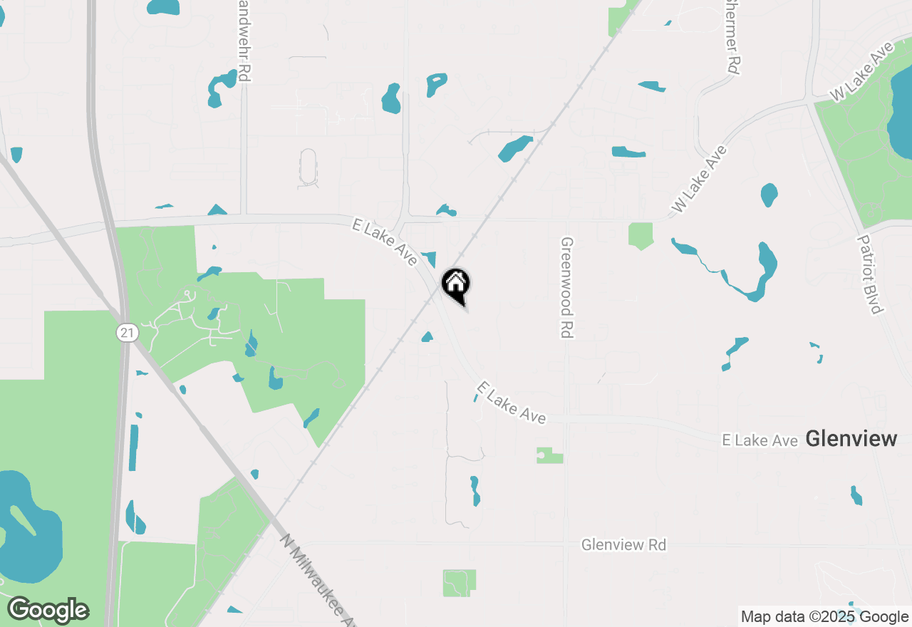 Map of 1530 Executive Lane, Glenview, IL 60026