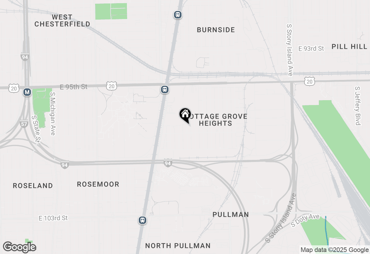 Map of 9754 S Ingleside Avenue, Chicago, IL 60628