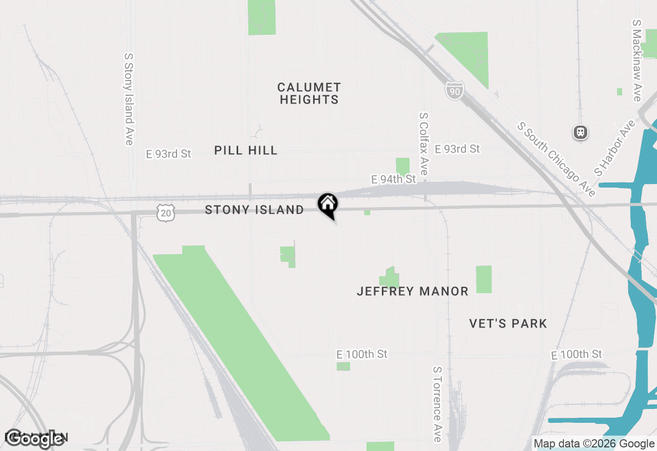 Map of 2242 E 96th Street, Chicago, IL 60617