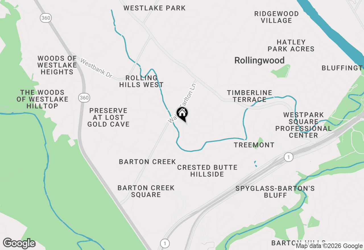 Map of 3207 Eanes Cir, Austin, TX 78746