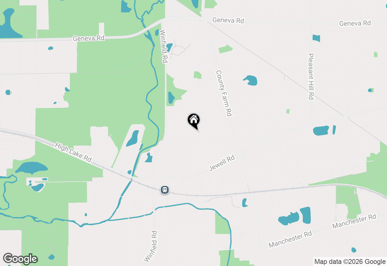 Map of 27W262 Fleming Drive, Winfield, IL 60190