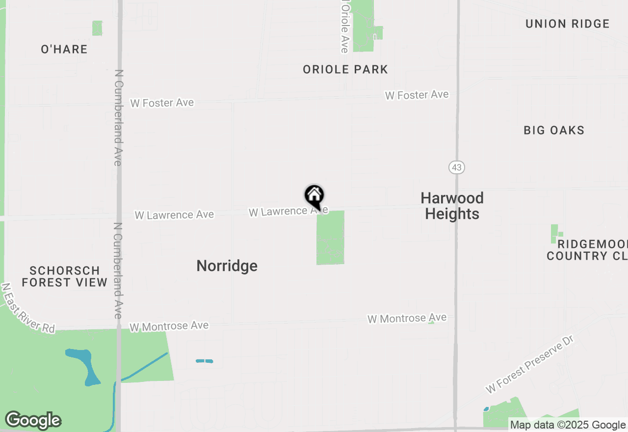 Map of 7701-7757 W Lawrence Avenue, Norridge, IL 60706
