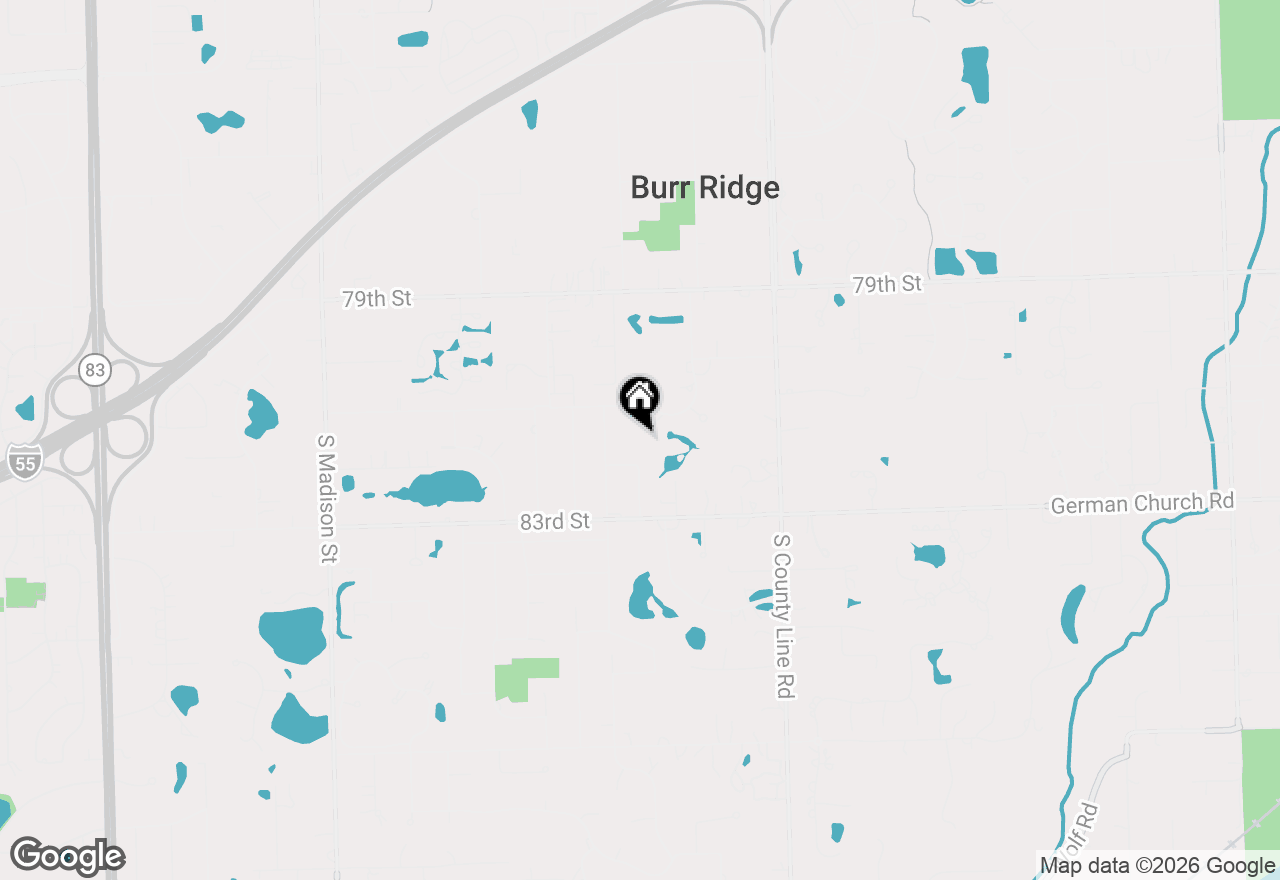 Map of 15W641 81st Street, Burr Ridge, IL 60527