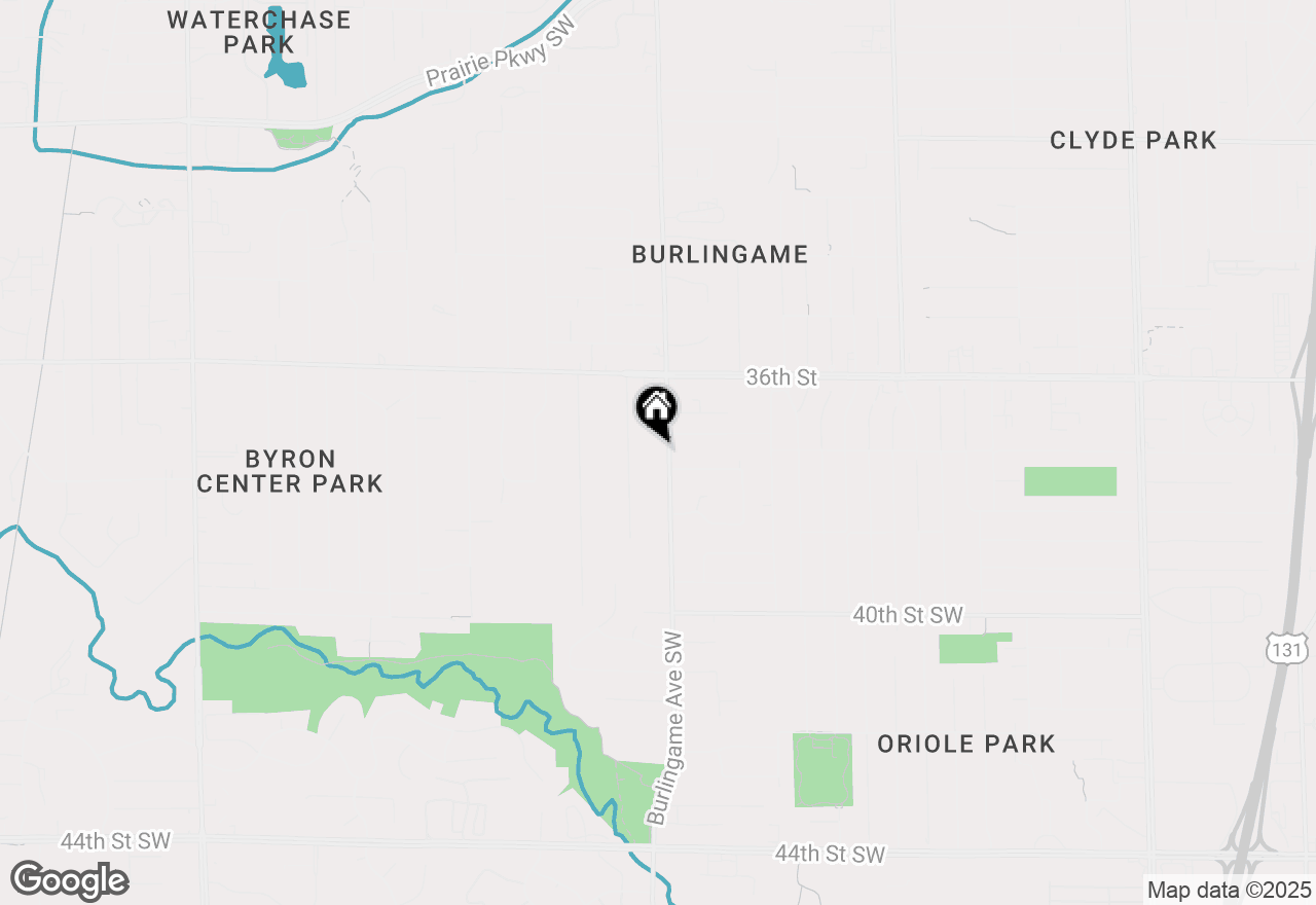 Map of 3709 Burlingame Avenue Sw, Wyoming, MI 49509