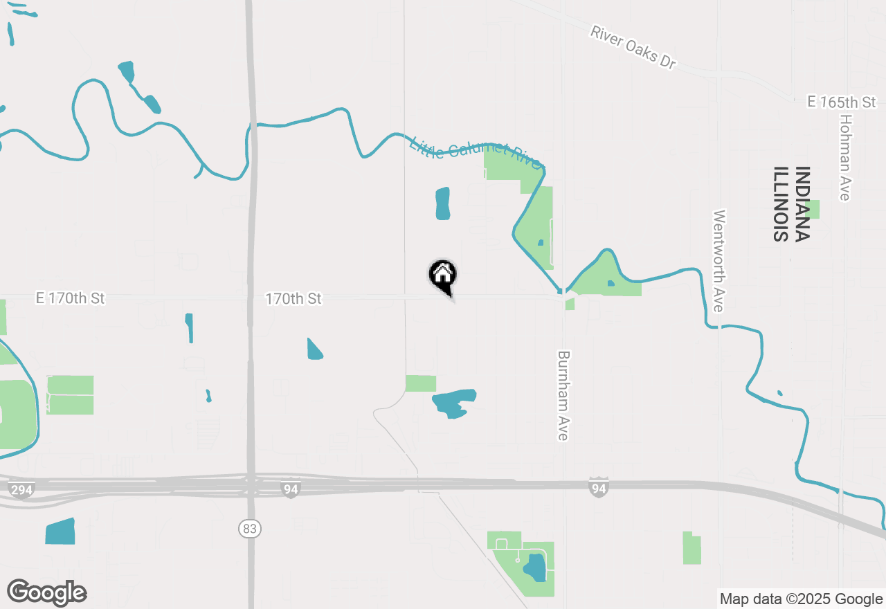 Map of 17008 Oakwood Avenue, Lansing, IL 60438