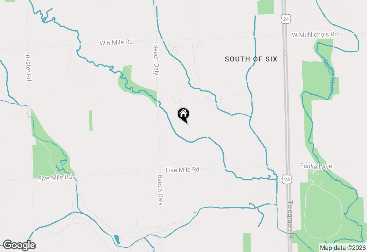 Map of 15867 Leona Drive, Redford, MI 48239