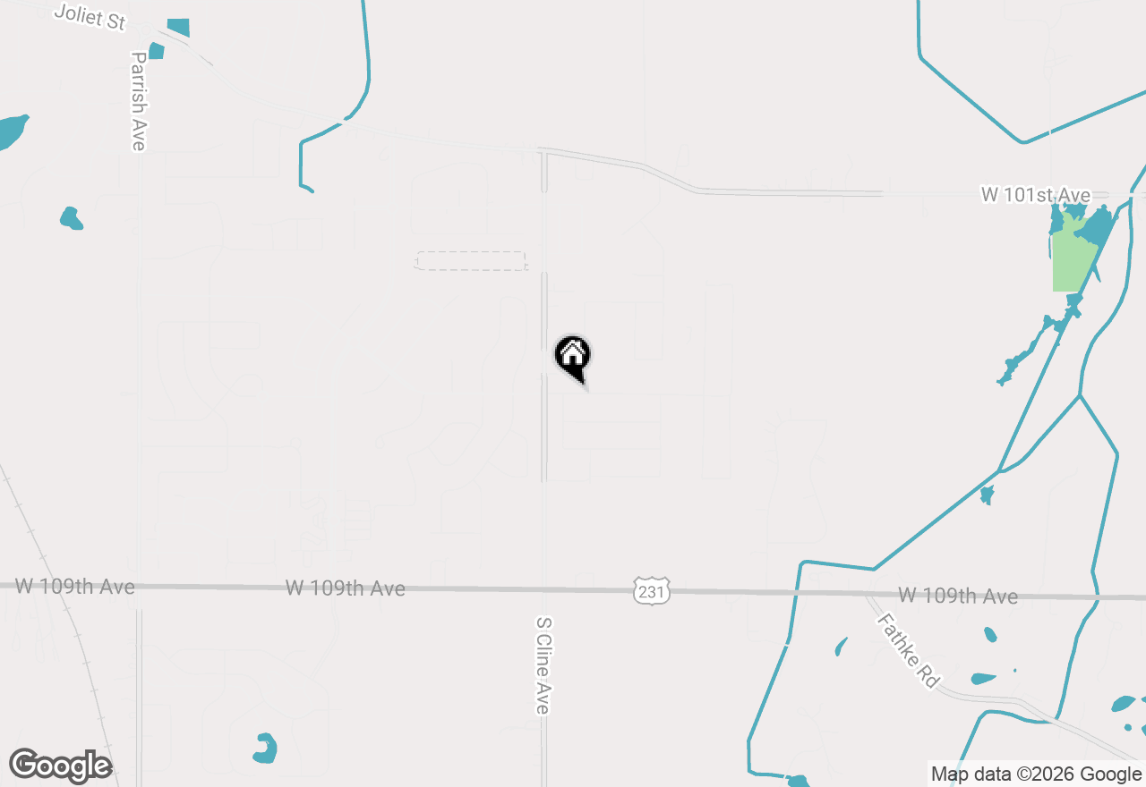 Map of 7883 W 105th Avenue, Crown Point, IN 46307