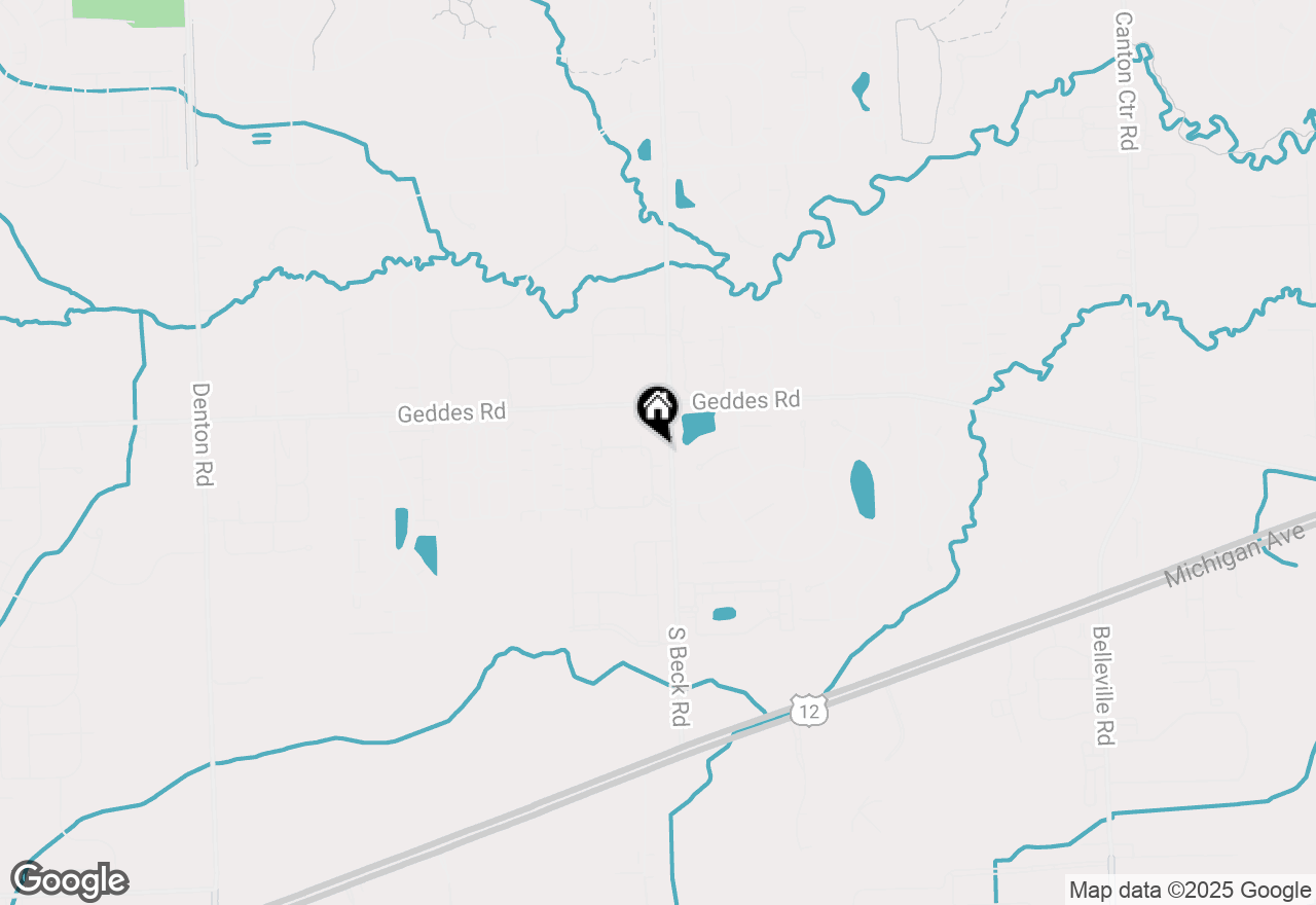 Map of 3839 Norwich Drive, Canton, MI 48188