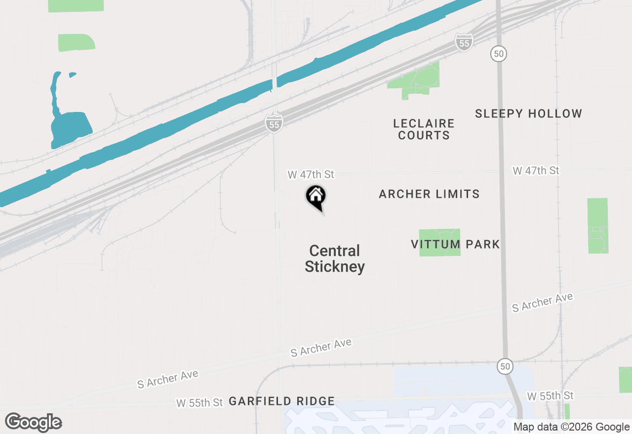 Map of 4824 S Lotus Avenue #G, Chicago, IL 60638