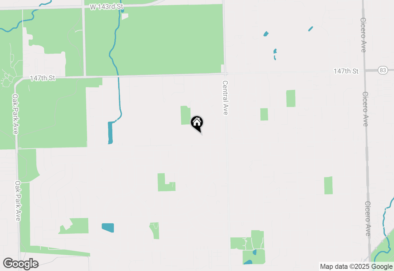 Map of 15051 Menard Avenue, Oak Forest, IL 60452