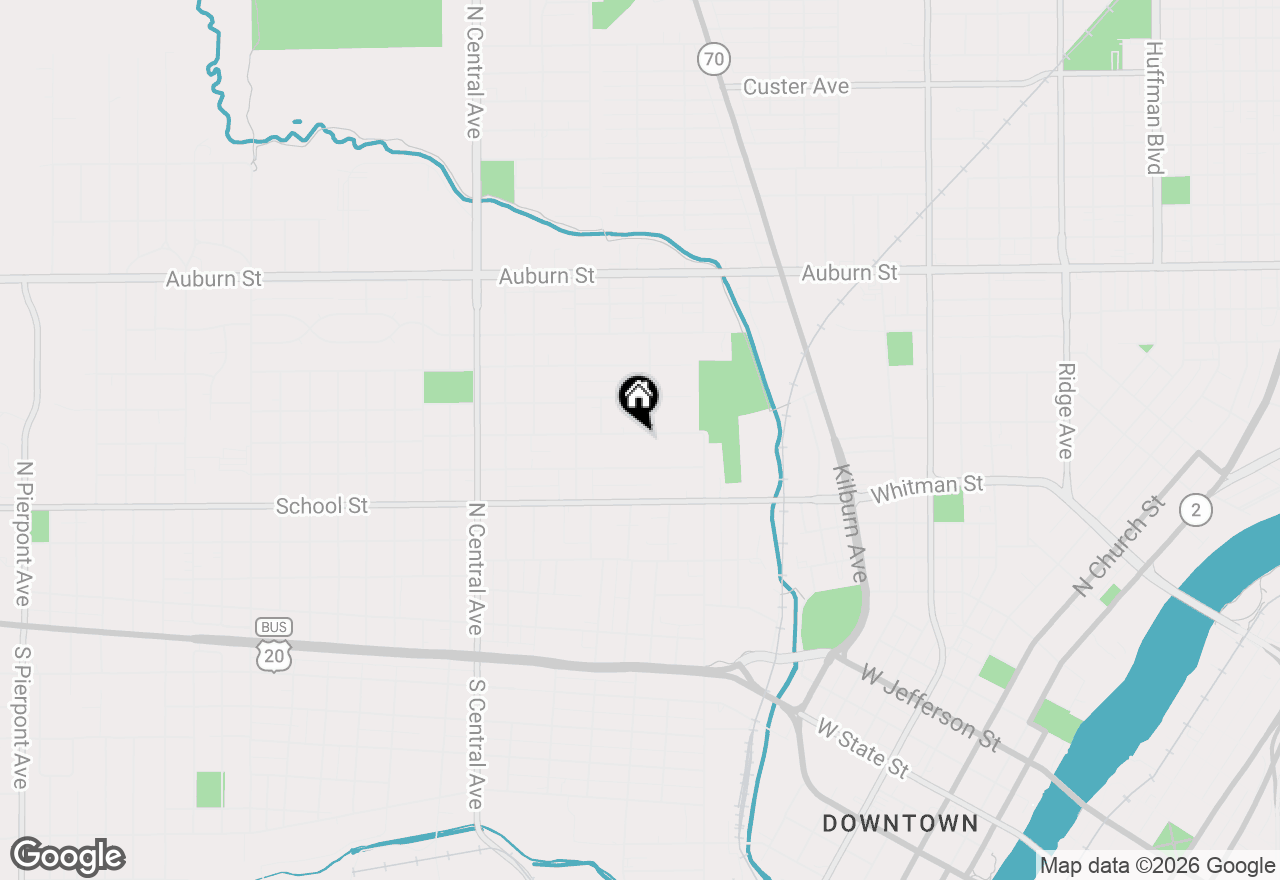Map of 1210 Fairview Avenue, Rockford, IL 61101