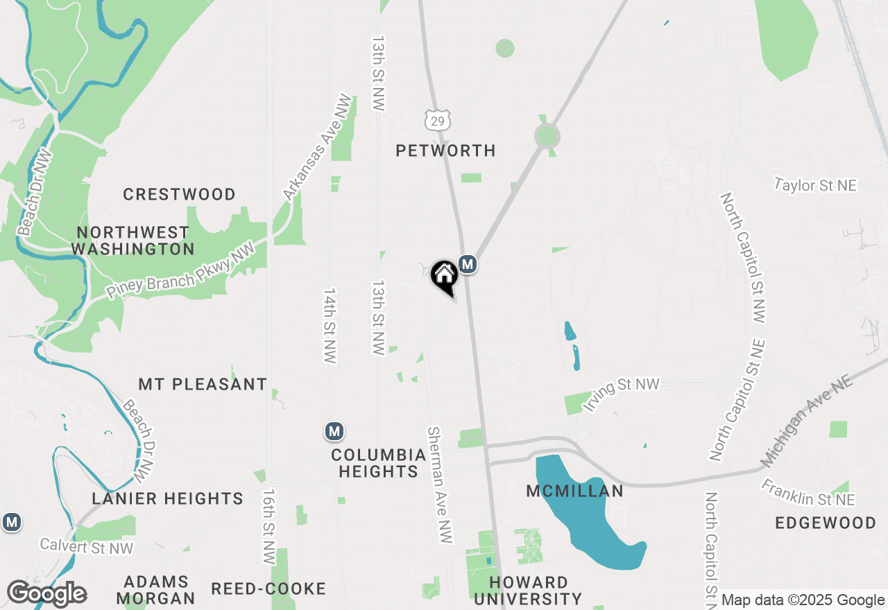 Map of 3630 New Hampshire Avenue Nw, Washington, DC 20010