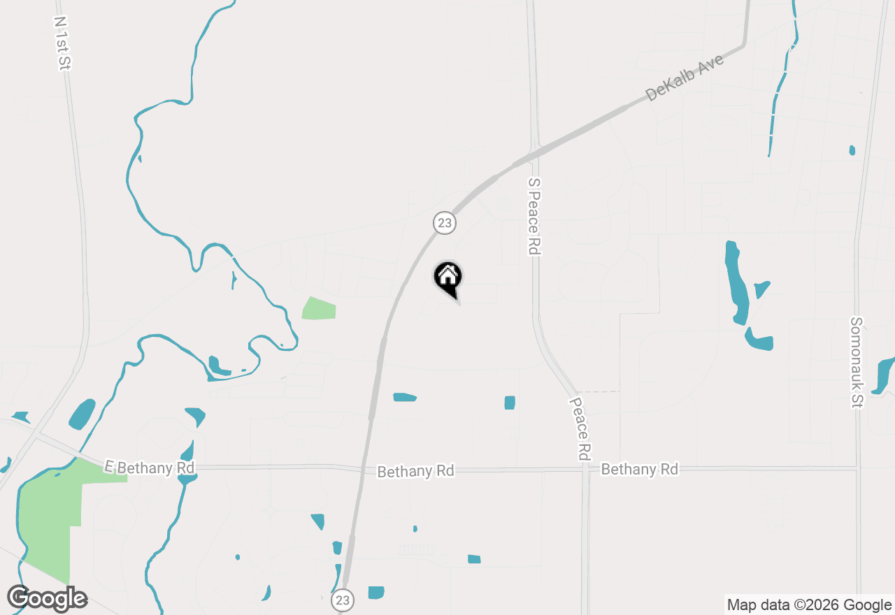 Map of 1810 Kerrybrook Court #1810, Sycamore, IL 60178