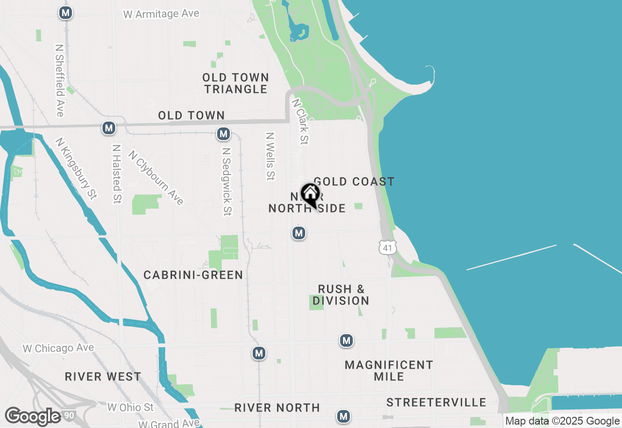 Map of 55 W Goethe Street #1240, Chicago, IL 60610