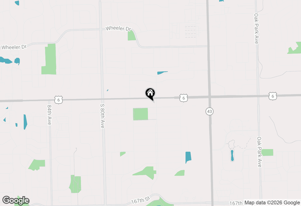 Map of 7624 159th Place #7624, Tinley Park, IL 60477