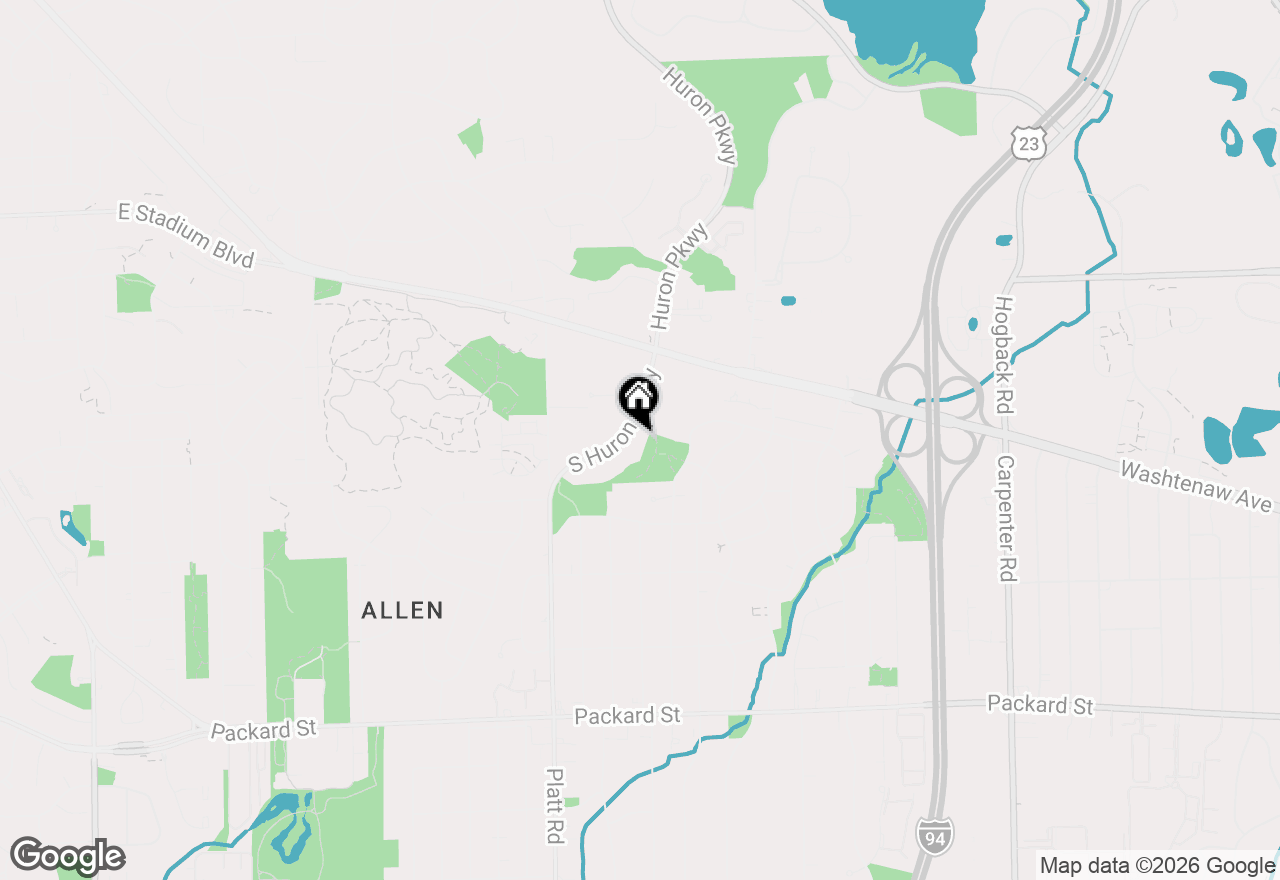 Map of 2233 S Huron Parkway #2, Ann Arbor, MI 48104